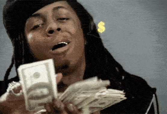 Lil Wayne money, raining money, Paid Surveys