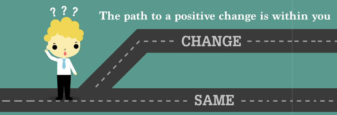 The paths to change or stay the same